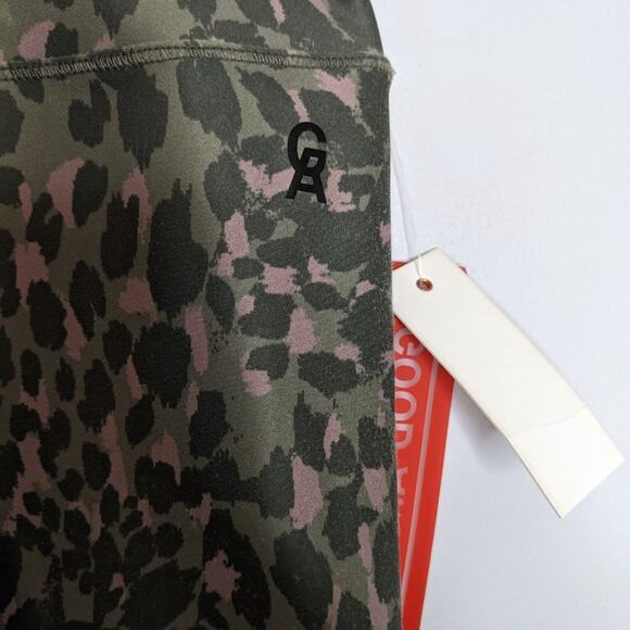 Good American Green Leopard The Ferocious Leggings Size 4XL NWT - Picture 4 of 6